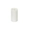 Melrose Set of 2 LED Lighted Moving Flame Flameless Pillar Candles with Timer 5"